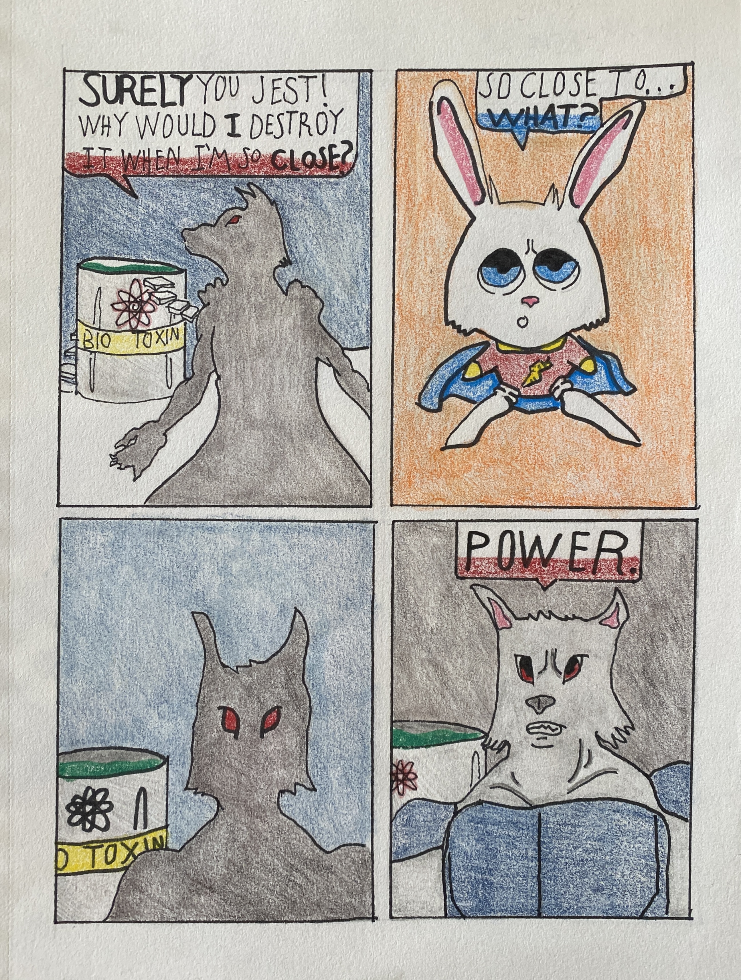 Incredible Bunny Boy comic page 1