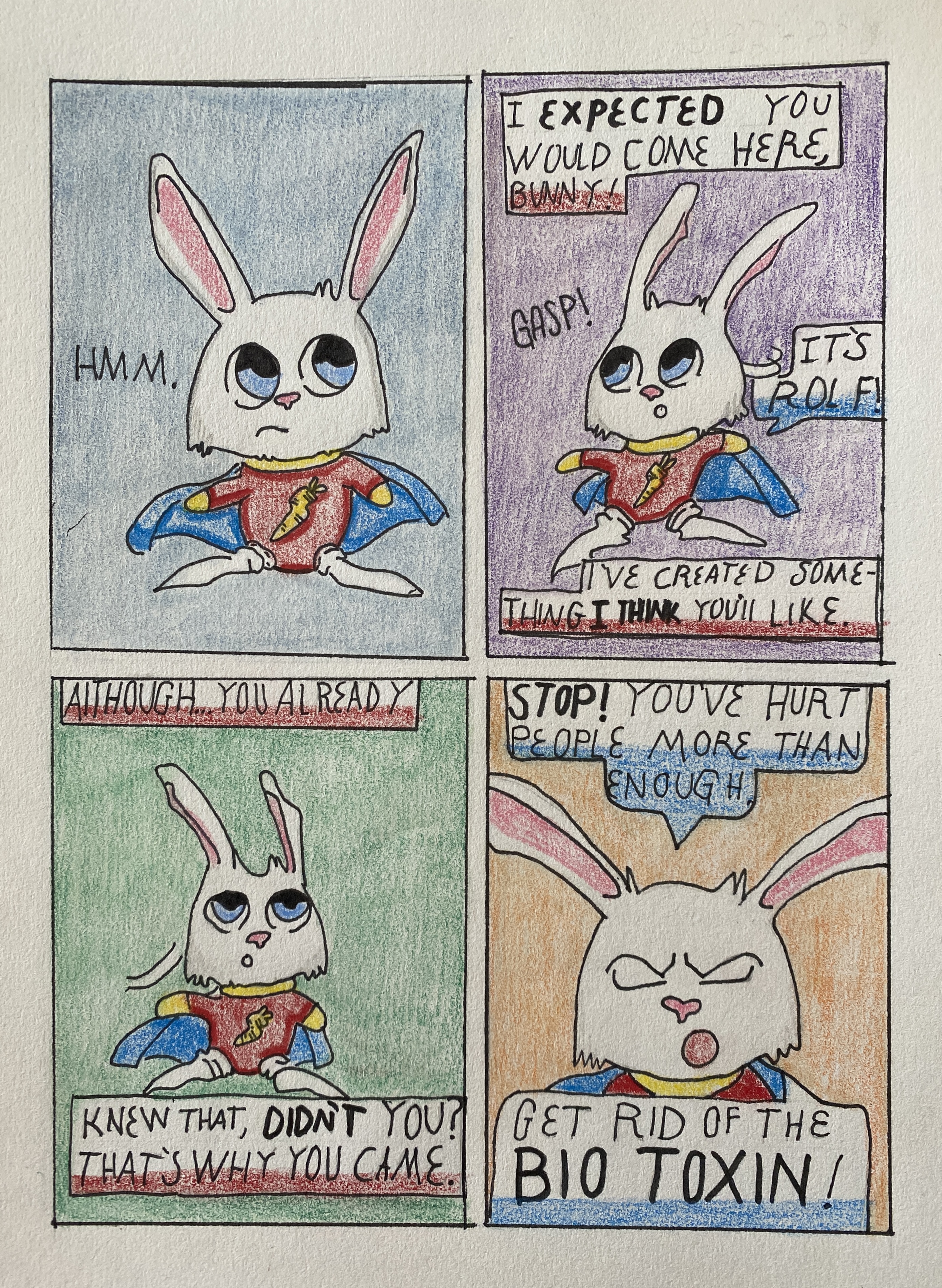 Incredible Bunny Boy comic page 2